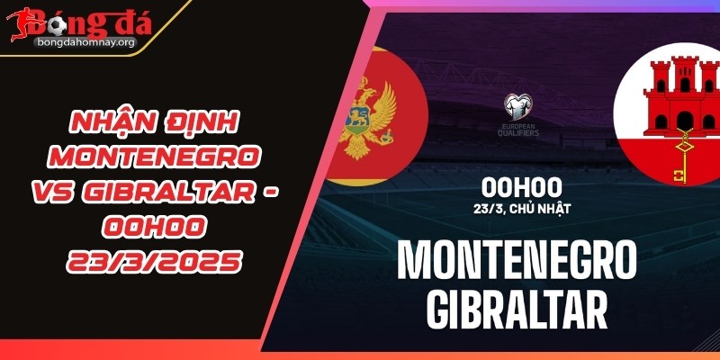 montenegro vs gibraltar 1