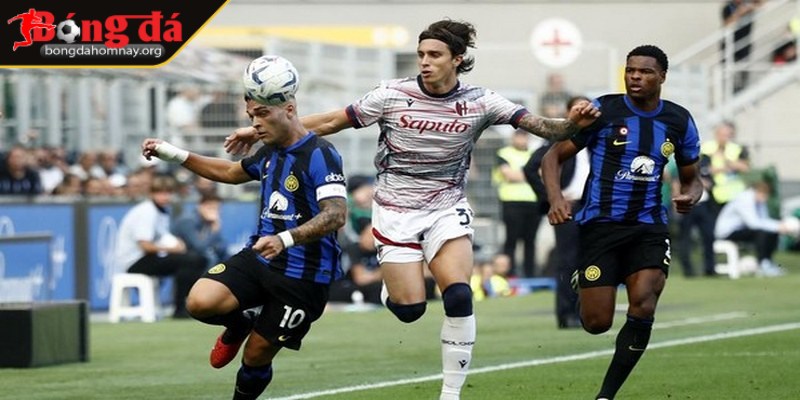 Bologna vs Inter (23:00 - 20/04, Serie A) – Inter có nhiệm vụ giành chiến thắng để duy trì vị trí đầu bảng 2 Hiệp 1: Thế trận giằng co, Inter kiểm soát bóng